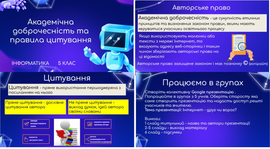 Урок 10. Академічна доброчесність та правила цитування